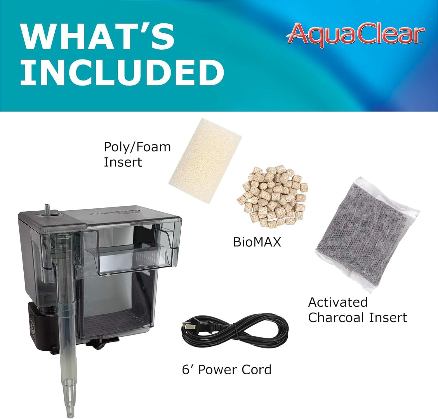 AquaClear Fish Tank Filter - 5 to 20 Gallon - 110v