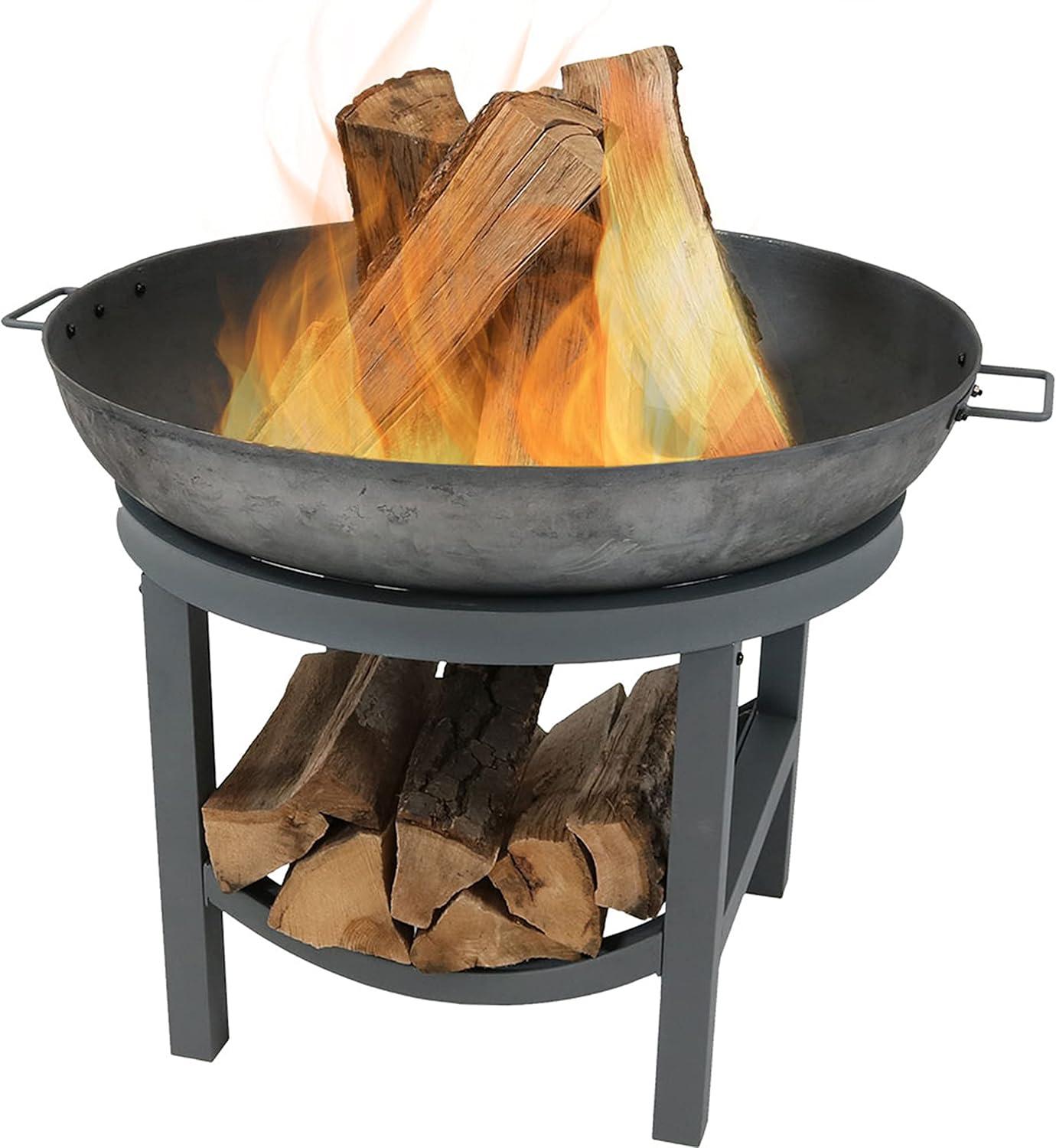 Cast Iron Wood Burning Fire Pit