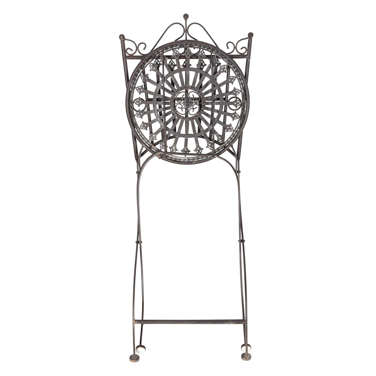 Belen Bistro Set, One Table And Two Chairs - Outdoor - PAT5020 - Unearthed Rust - Safavieh