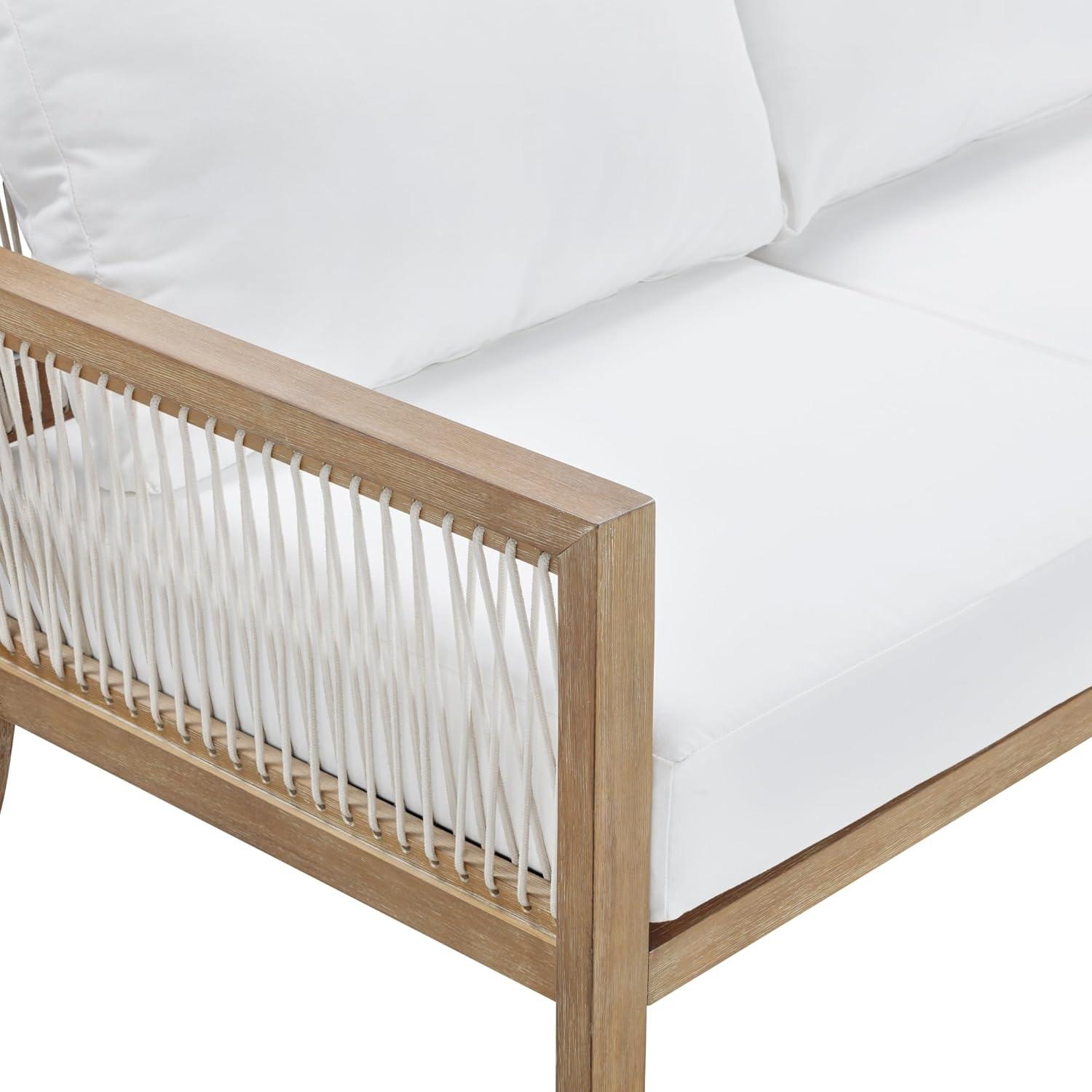 Nathan James Set of 2 Freya Outdoor Loveseat White