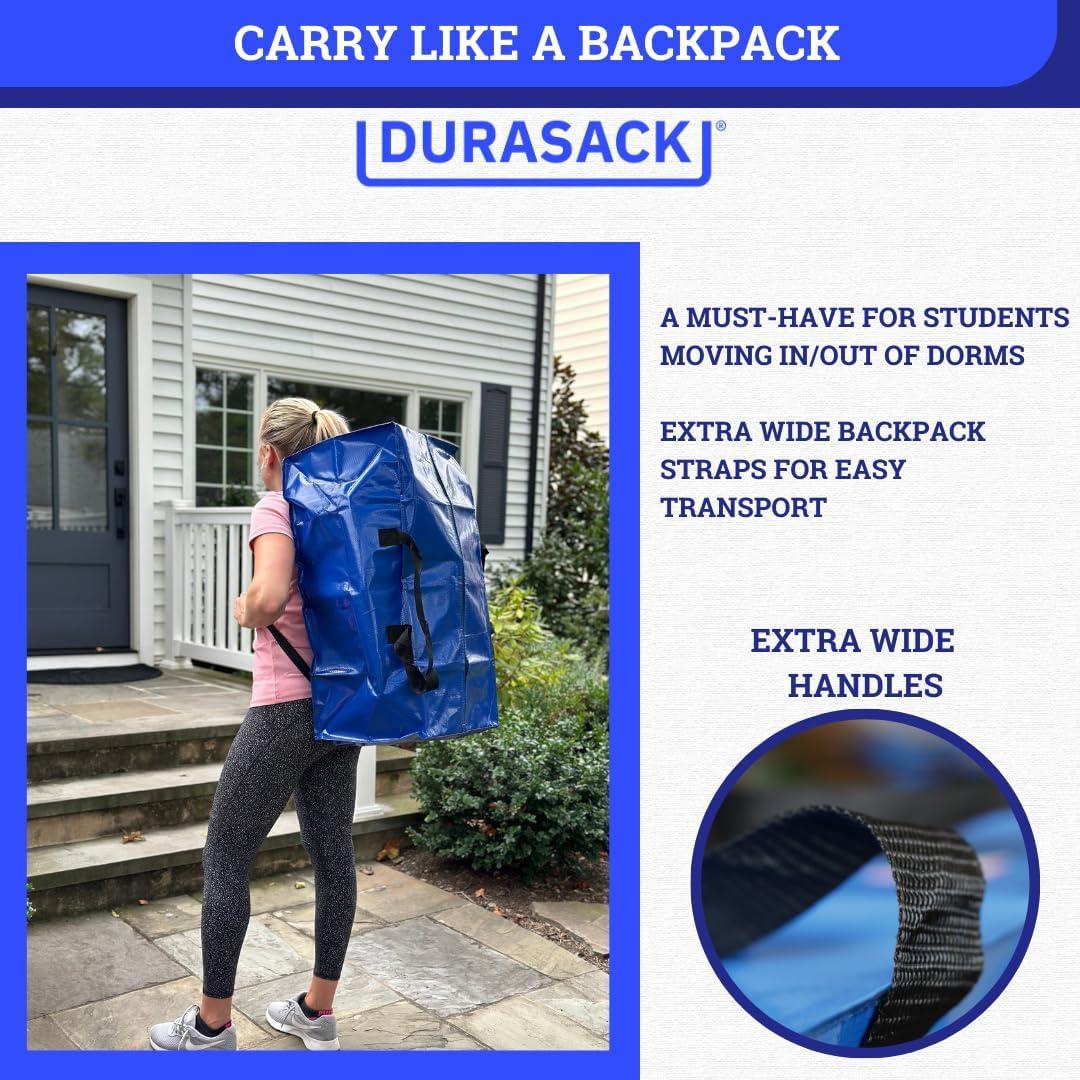 DuraSack DuraSack Moving And Storage Bags, Heavy Duty, 29"L X 15"W X 13"H, 4-Pack