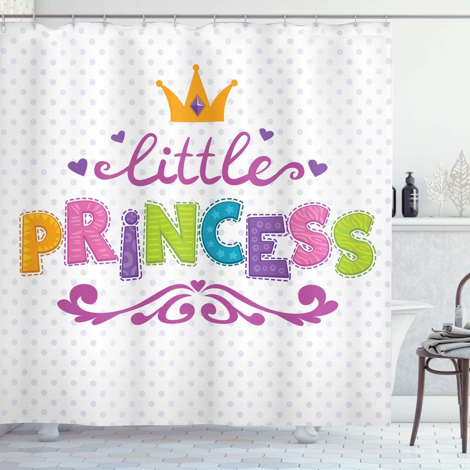 Ambesonne Shower Curtain with Hooks Included
