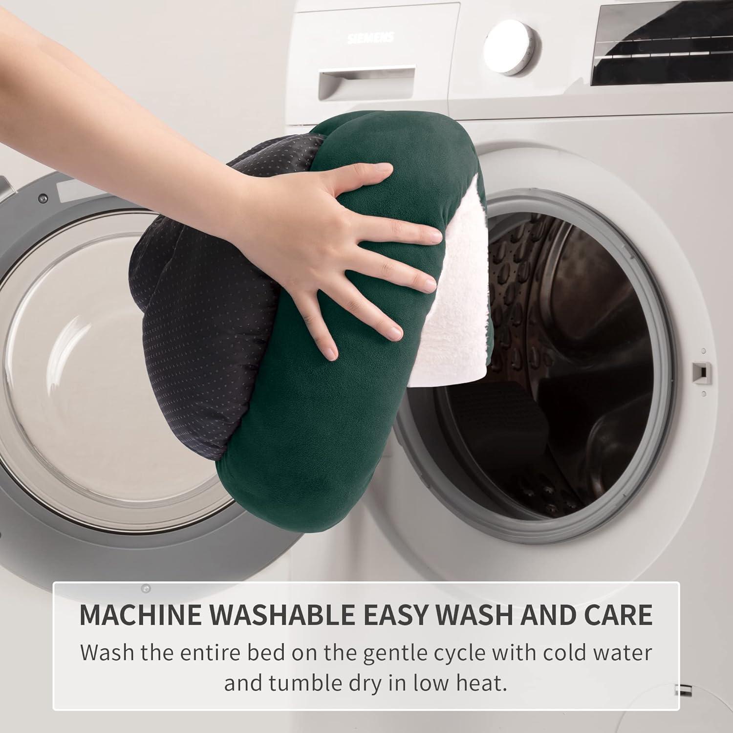 Archie & Oscar™ Round Donut Cat And Dog Cushion Bed, 20In Pet Bed For Cats Or Small Dogs, Anti-Slip & Water-Resistant Bottom, Super Soft Durable Fabric Pet Beds, Washable Luxury Cat & Dog Bed