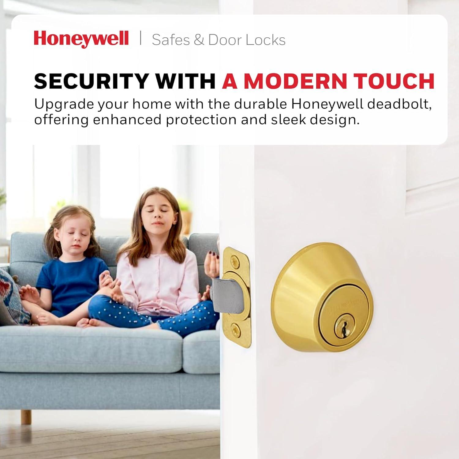 Honeywell Single Cylinder Deadbolt