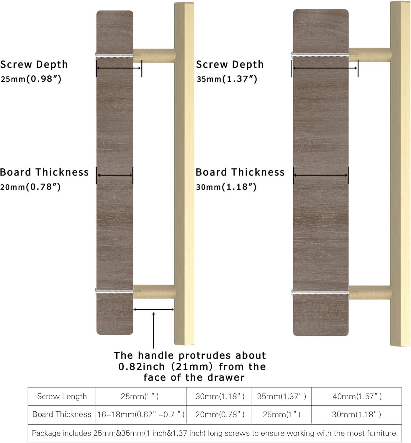 RZDEAL 4 Pcs 5 Inch Solid Brass Pull Kitchen Cabinet Handles Brushed Gold Decorative Contemporary Hexagon Bar Cabinet Pulls (Hole Centers:5.0"(128mm))