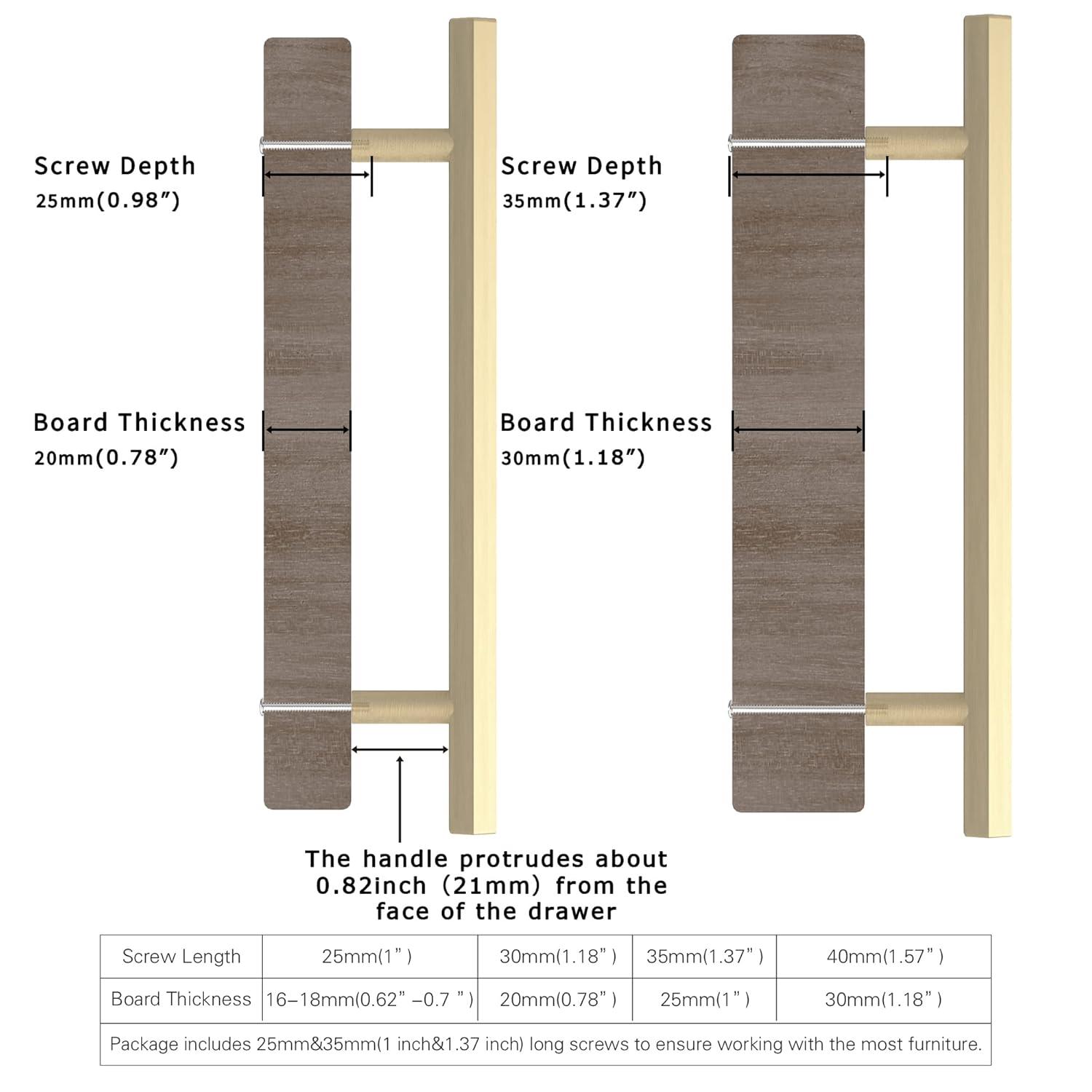 RZDEAL 4 Pcs 5 Inch Solid Brass Pull Kitchen Cabinet Handles Brushed Gold Decorative Contemporary Hexagon Bar Cabinet Pulls (Hole Centers:5.0"(128mm))