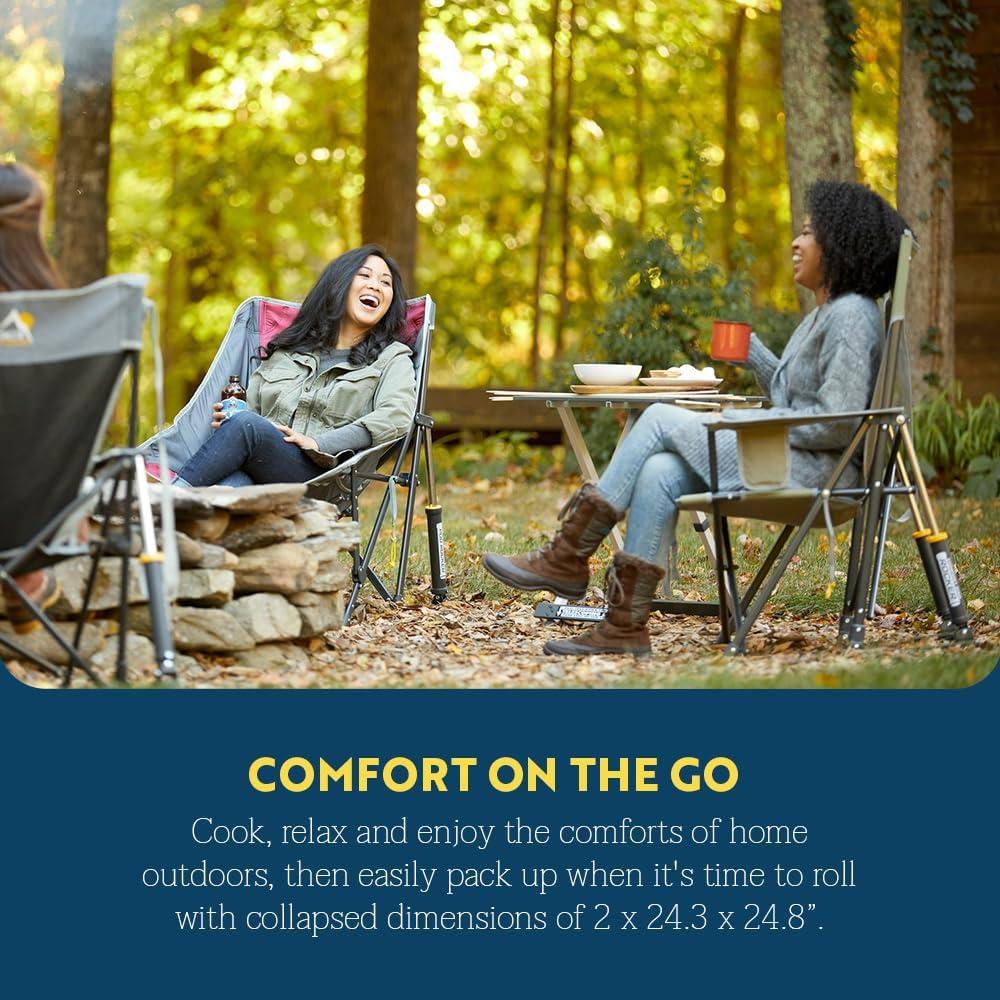 GCI Outdoor Compact Aluminum Portable Folding Camp Table - Black