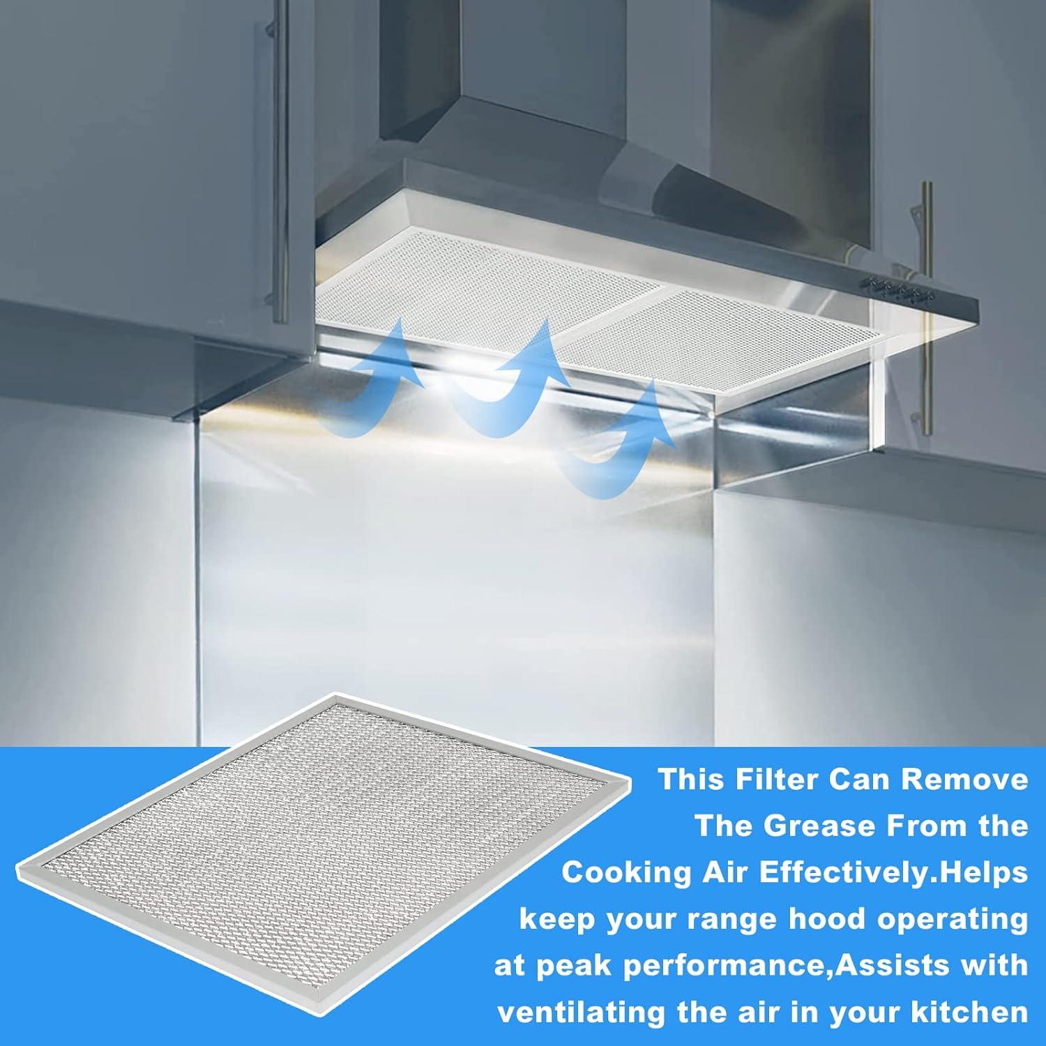 AMI PARTS Broan Range Hood Filter BPS1FA30 Aluminum Grease Filter Compatible with Broan Range Hood-11-3/4" X 14-1/4" X 3/8"(3pcs)