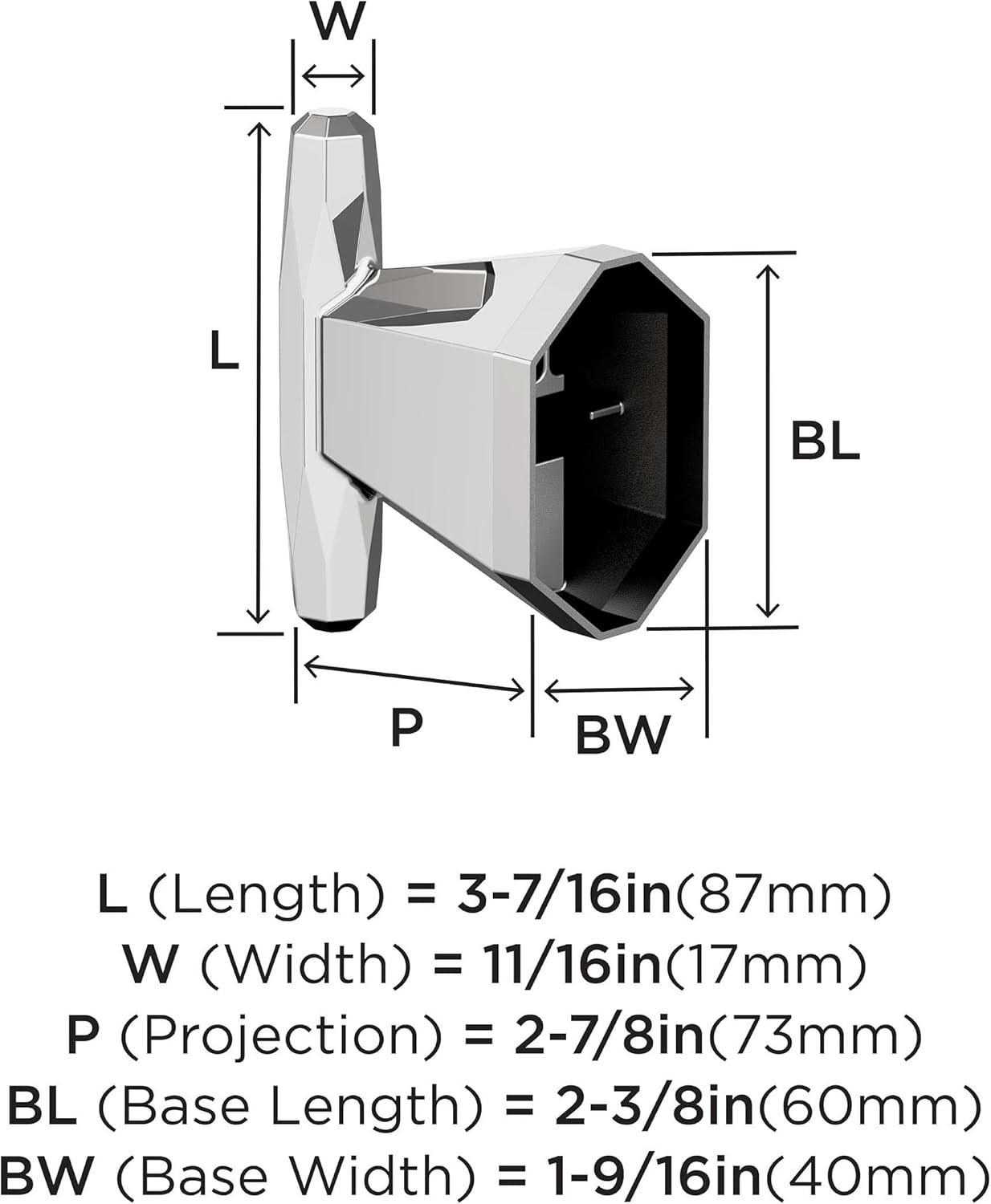 Amerock St Vincent Wall Mounted Towel and Robe Hook