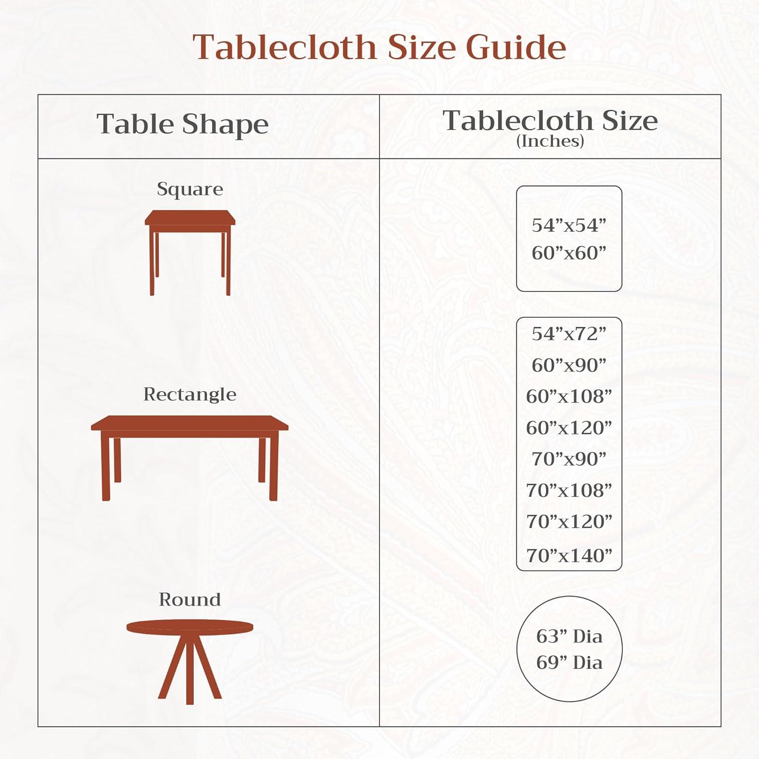 Maison d' Hermine Faience Tablecloth