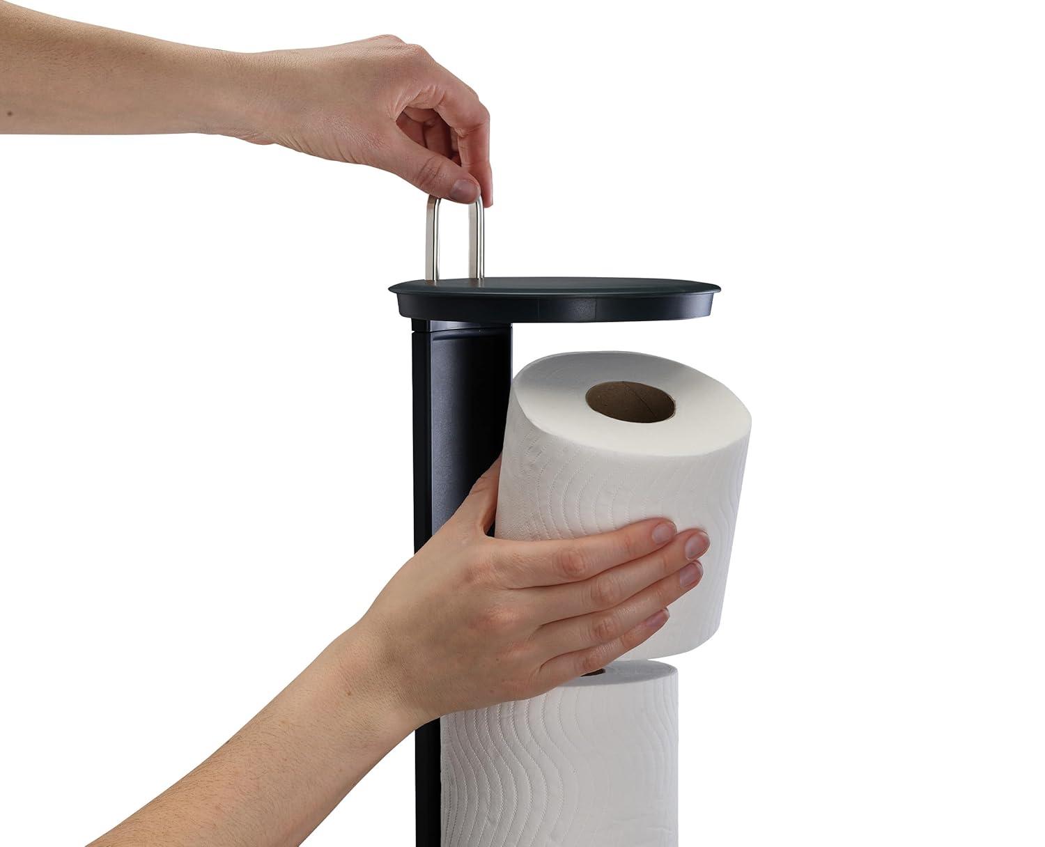 Joseph Joseph EasyStore Luxe Stainless Steel Toilet Roll Holder