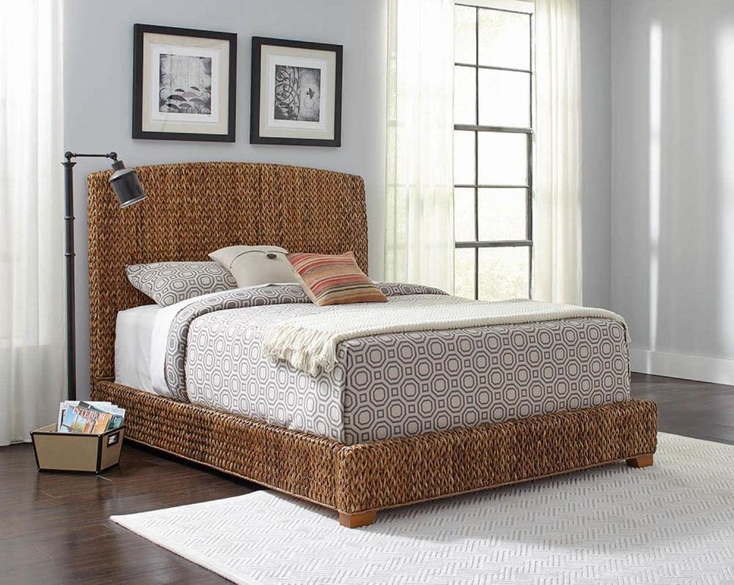 Arleen Rattan Bed