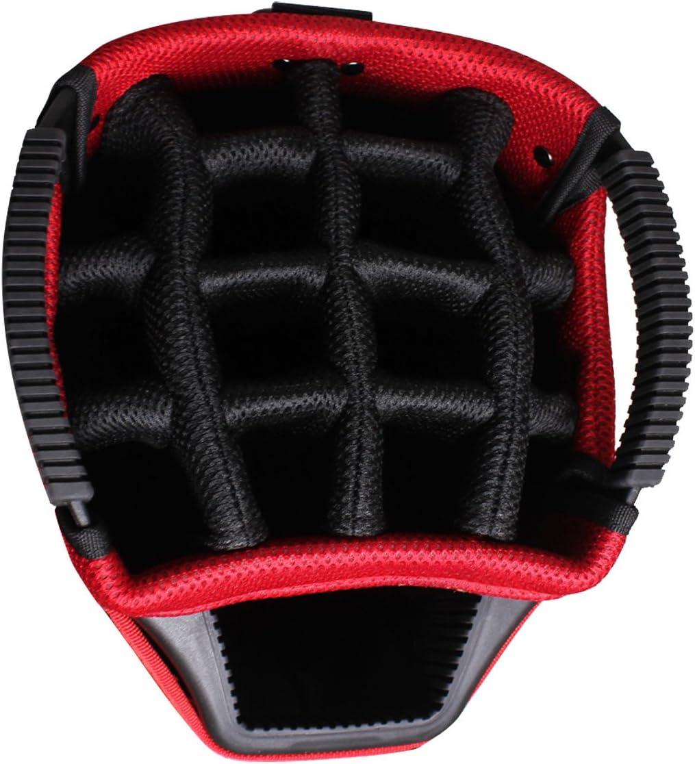 Orlimar Golf CRX Cooler Cart Bag 15-Way Top - Black / Red / Charcoal