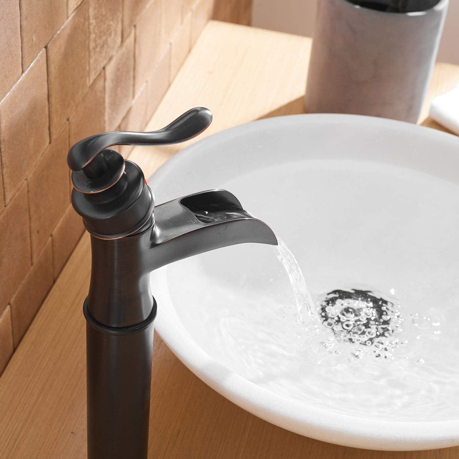 Vessel Sink Faucet Single-handle Bathroom Faucet with Drain Assembly