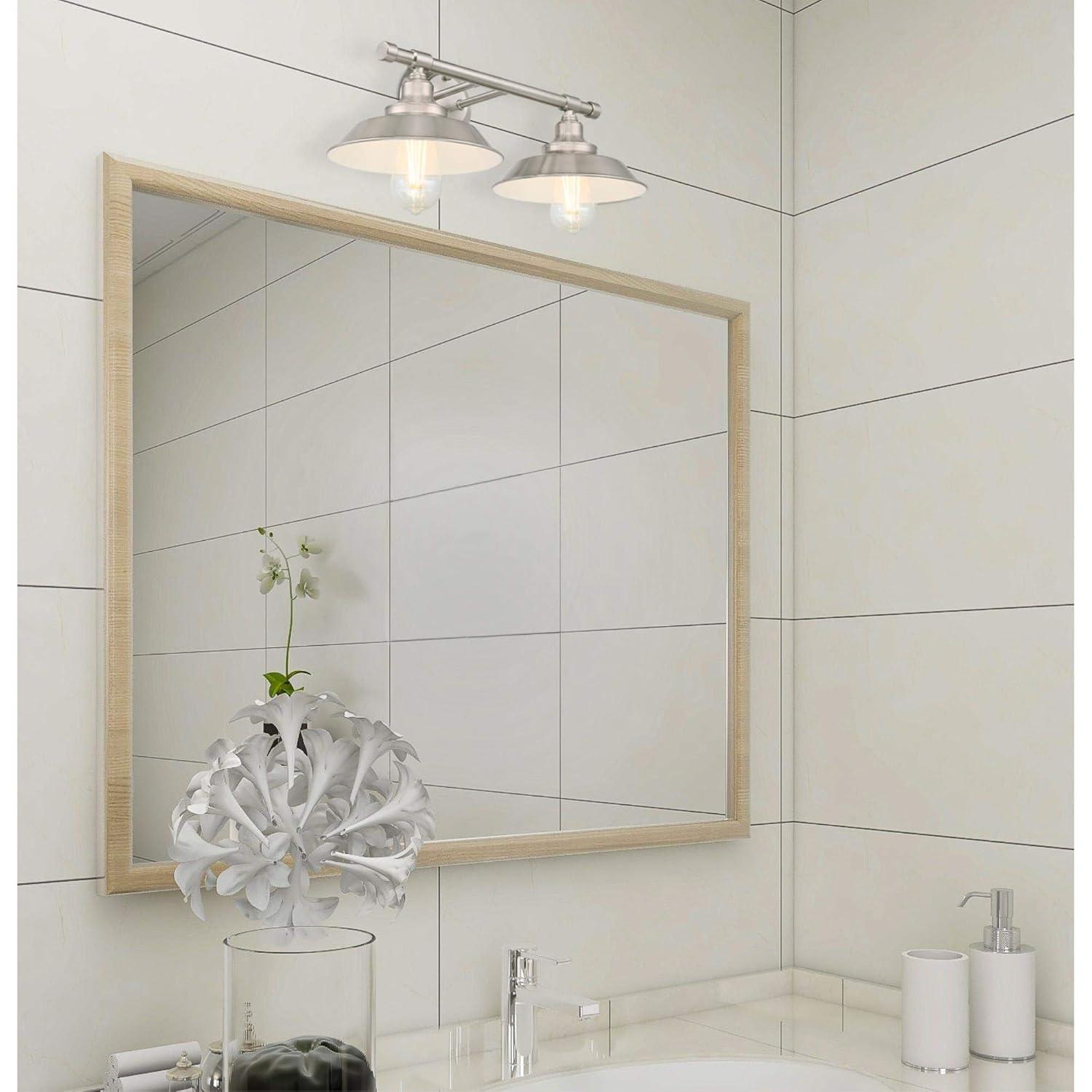 Westinghouse Lighting  Iron Hill Two-Light Indoor Wall Fixture 2-Light - Brushed Nickel