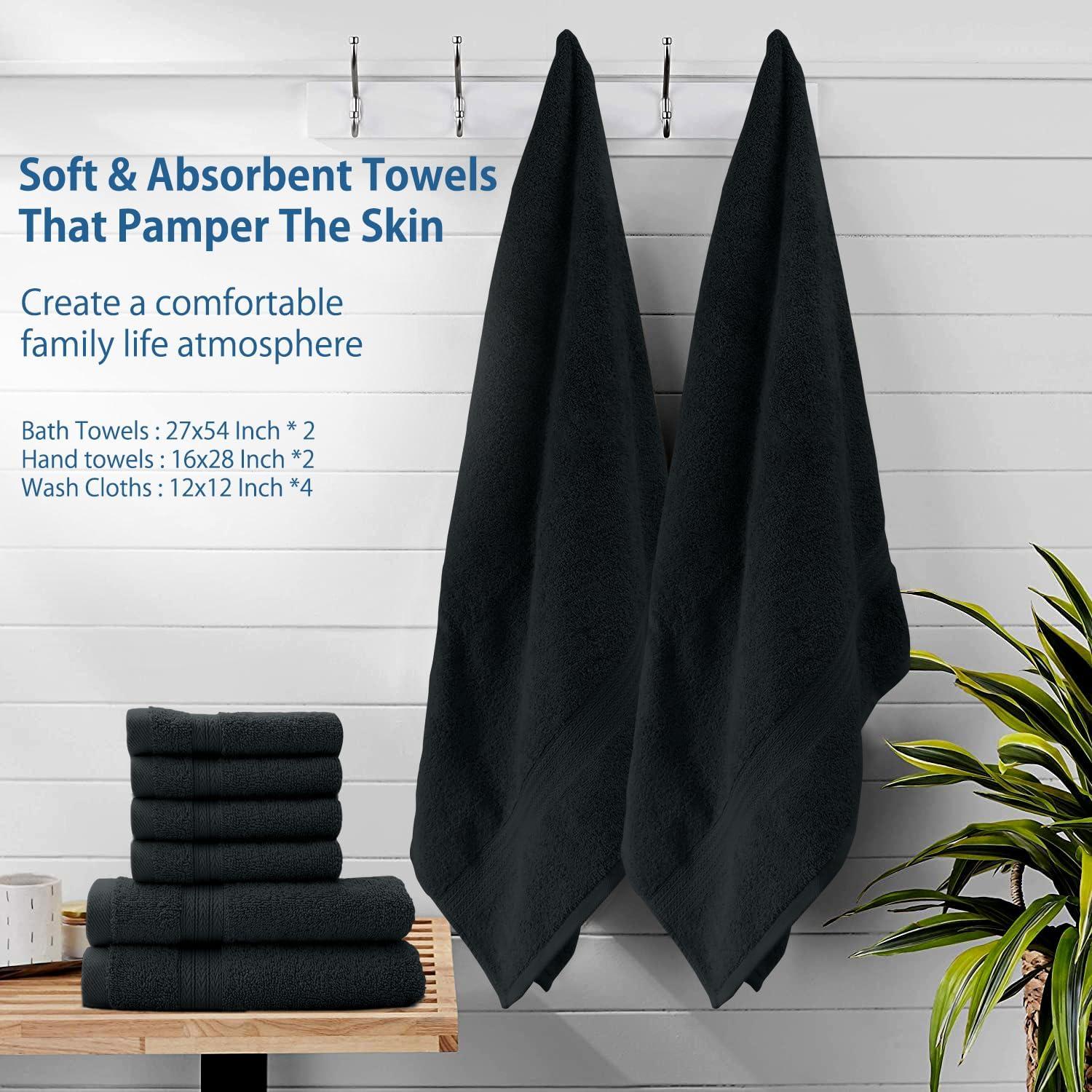 Madison Park Signature 800GSM Ultra-Soft 100% Cotton Absorbent Towel Set