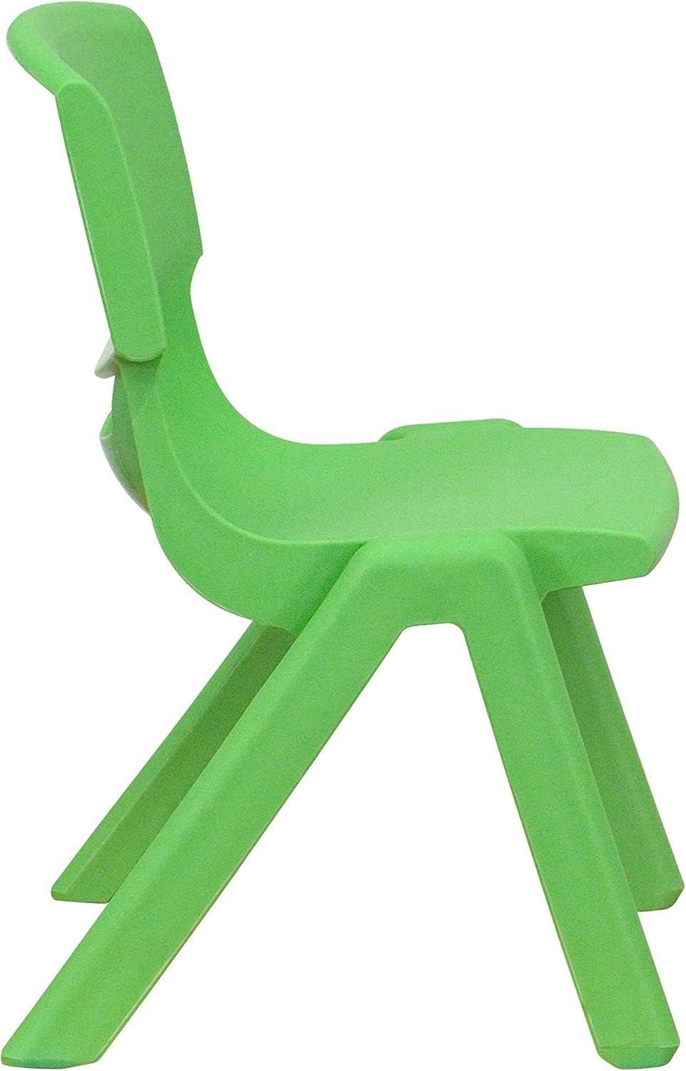 Energetic Green Lightweight Stackable Toddler School Chair