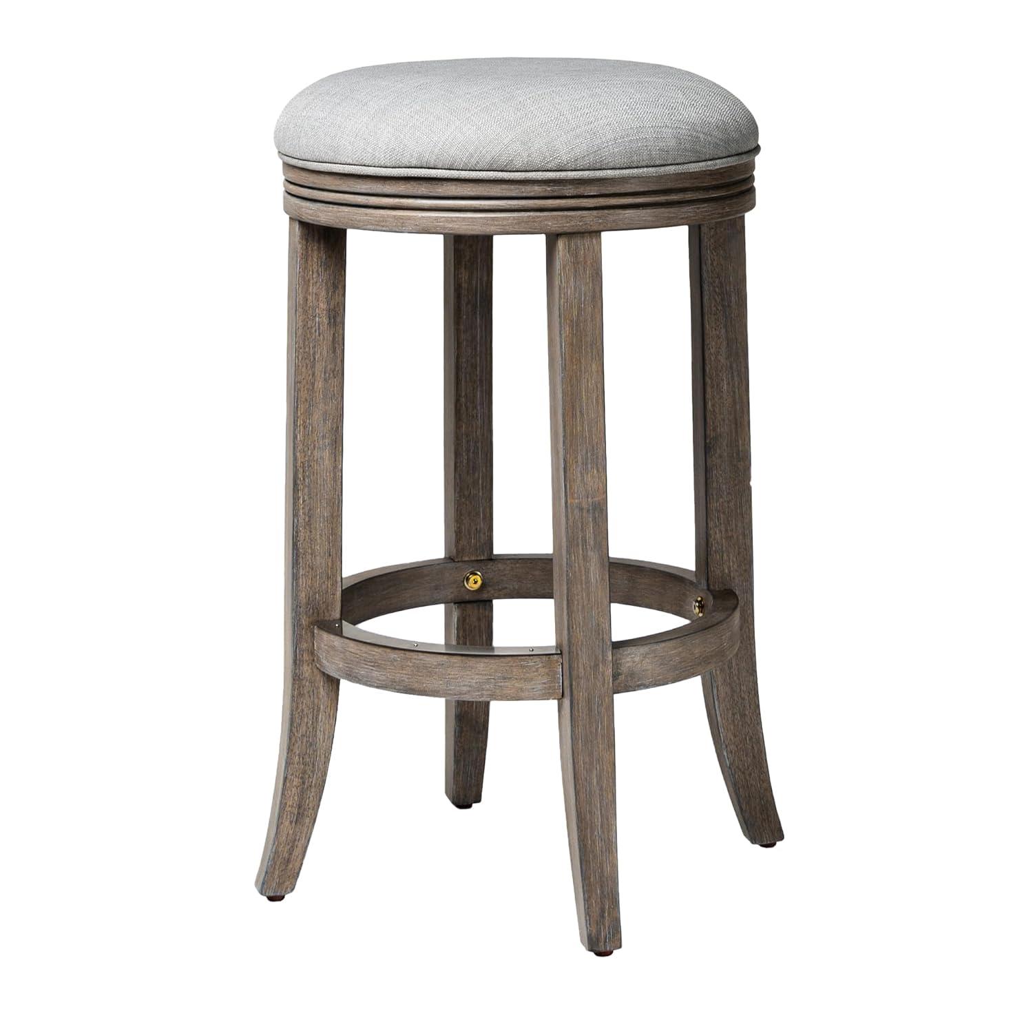 Maven Lane Maven Lane Eva Stool with Fabric Upholstery
