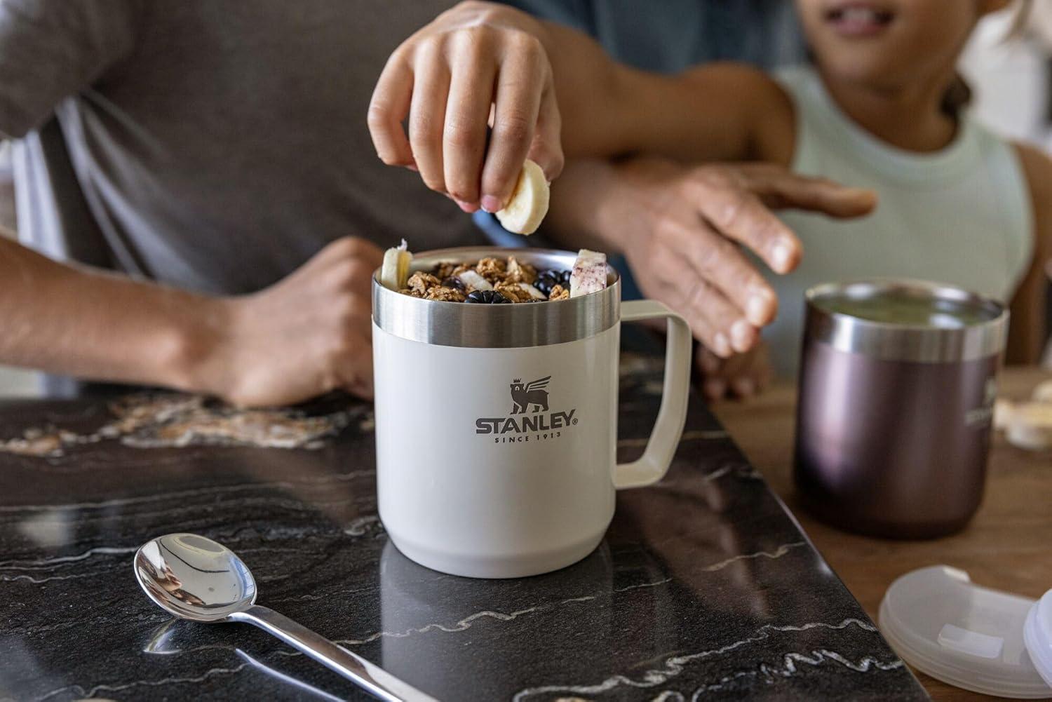 Polar White Stainless Steel Travel Mug with Tritan Lid