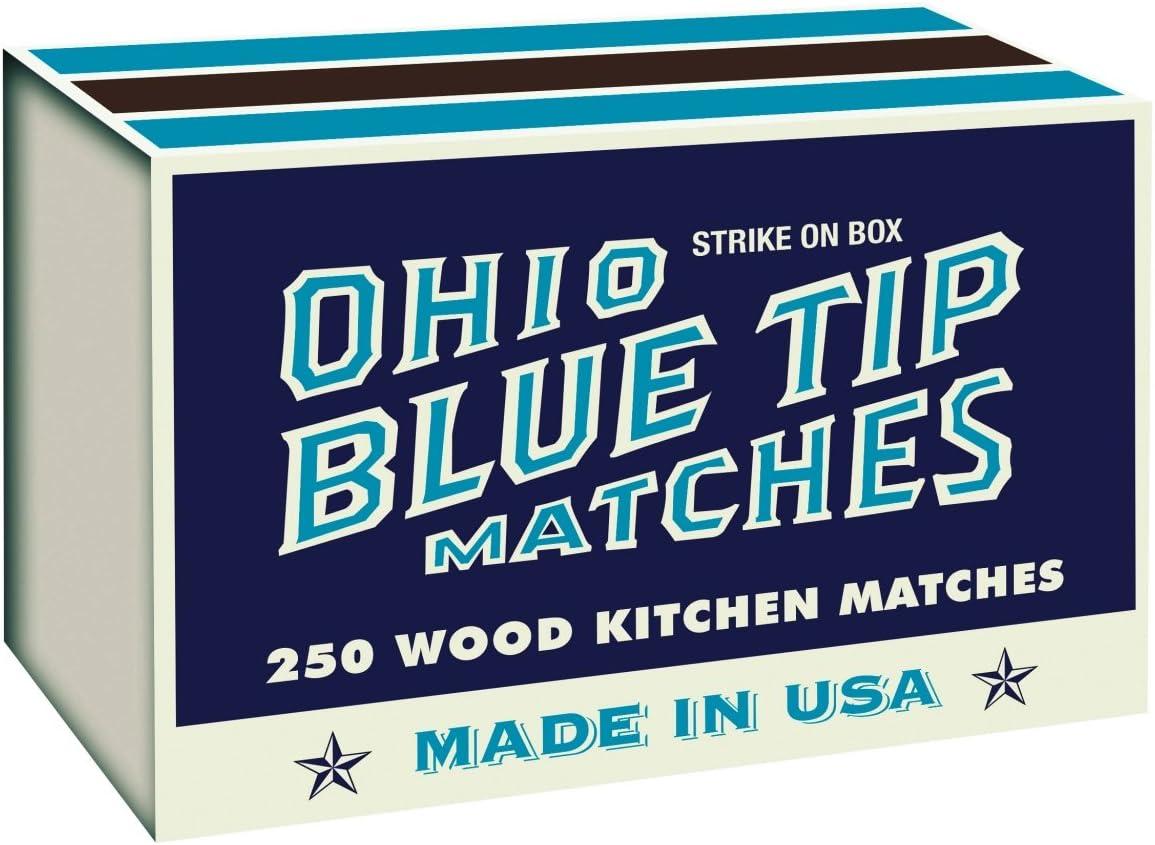 Diamond Ohio Blue Tip Matches, 250-Ct Box