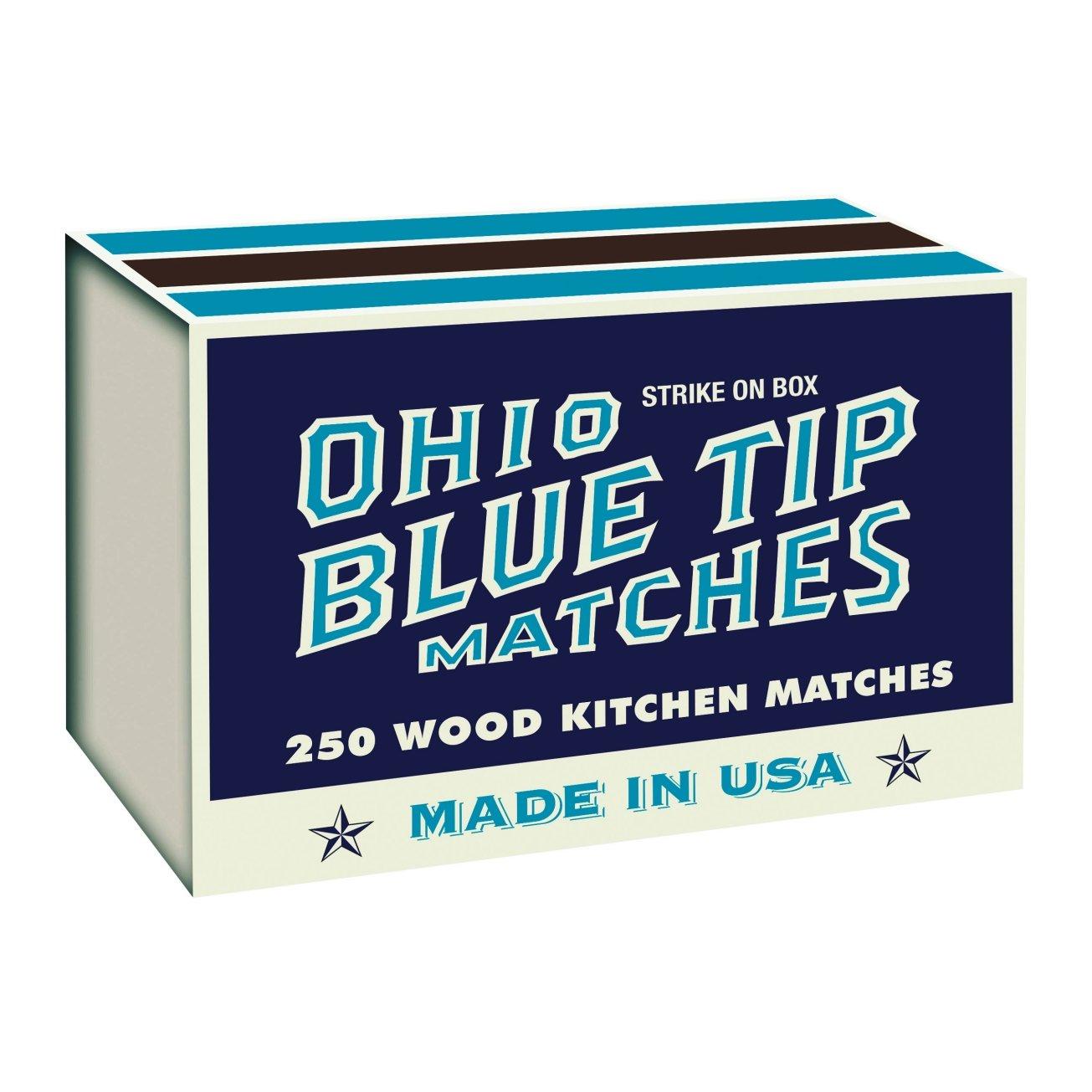 Diamond Ohio Blue Tip Matches, 250-Ct Box