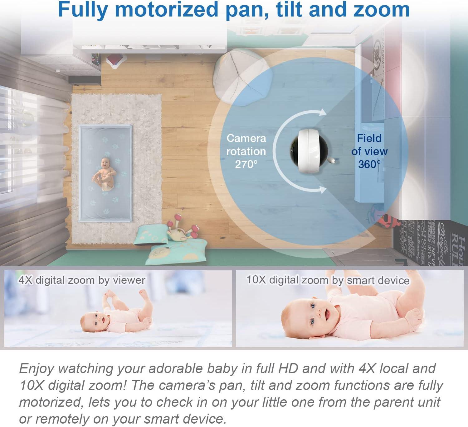 VTech Digital Video Monitor with Remote Access and 2 Cameras 5"- RM5764-2HD