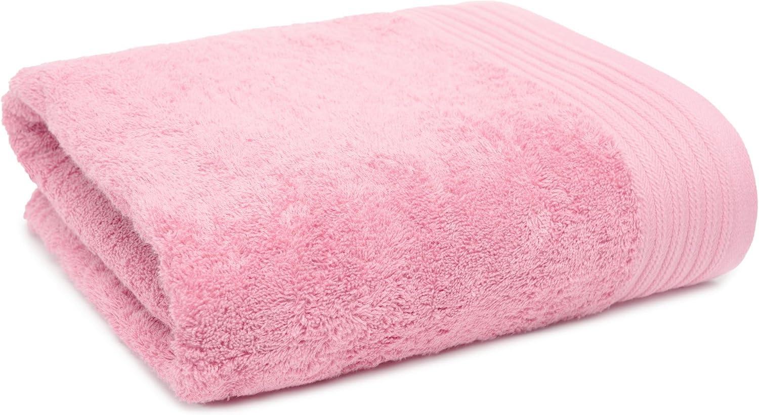 Weidemans 100% Cotton Bath Towels | Eco-Friendly Exclusive Bathsheet towels Set of 1 (Size: 35" X 70")  | Ultra Soft and Highly Absorbent Bath Towel Set Gym, Hotel, Travel Camp, Pool Spa | Pink Rose