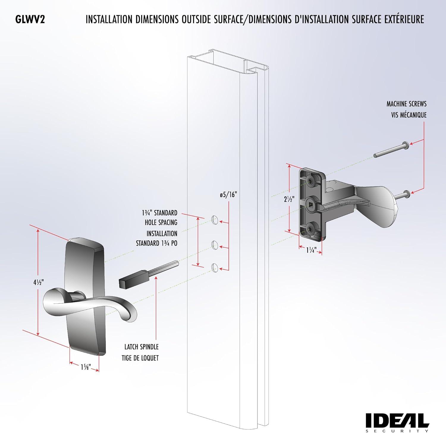 Matte Black Metal Lever Handle Set for Doors