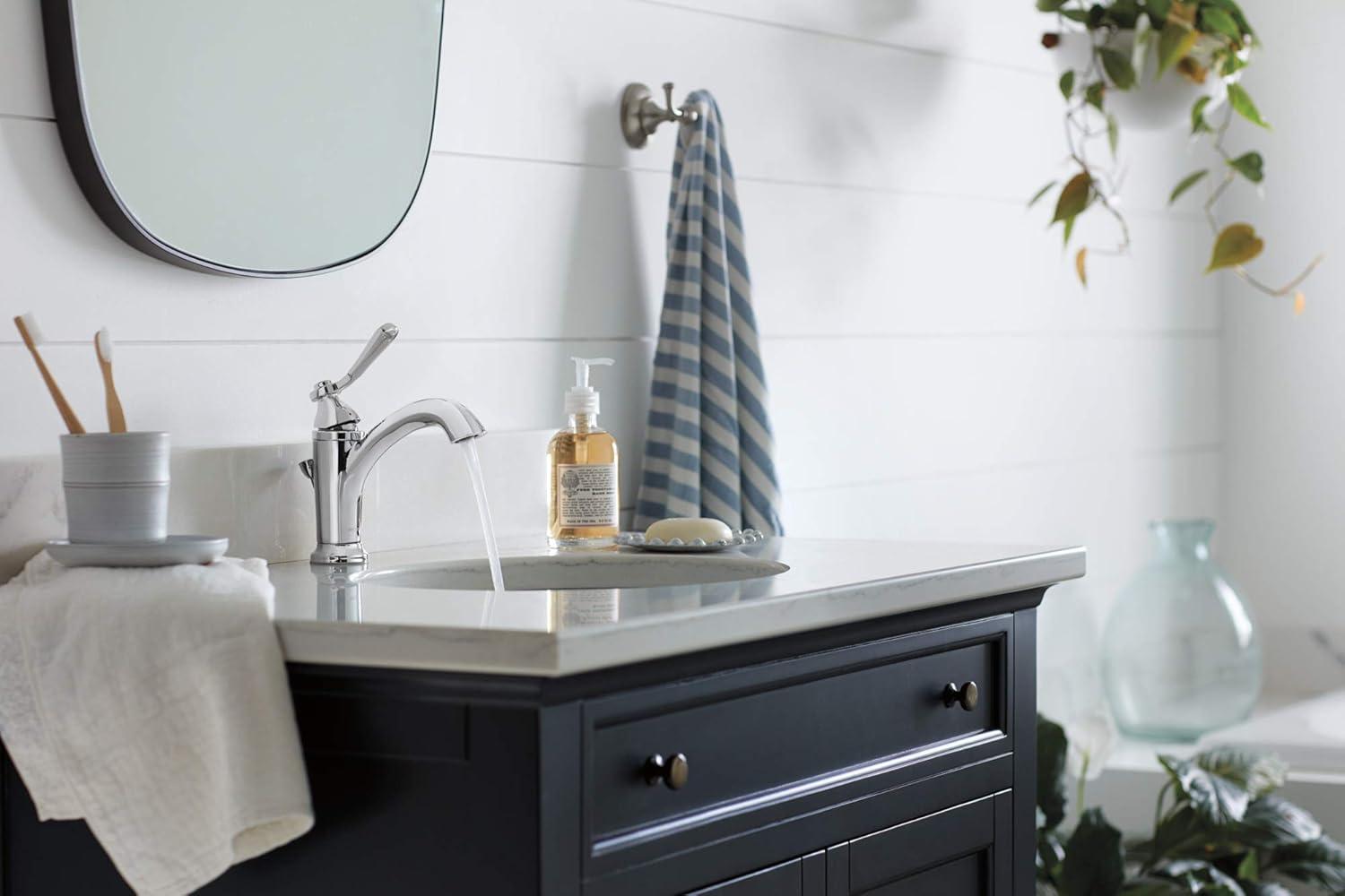 Elmhurst Single-Hole Single-handle Bathroom Faucet with Drain Assembly