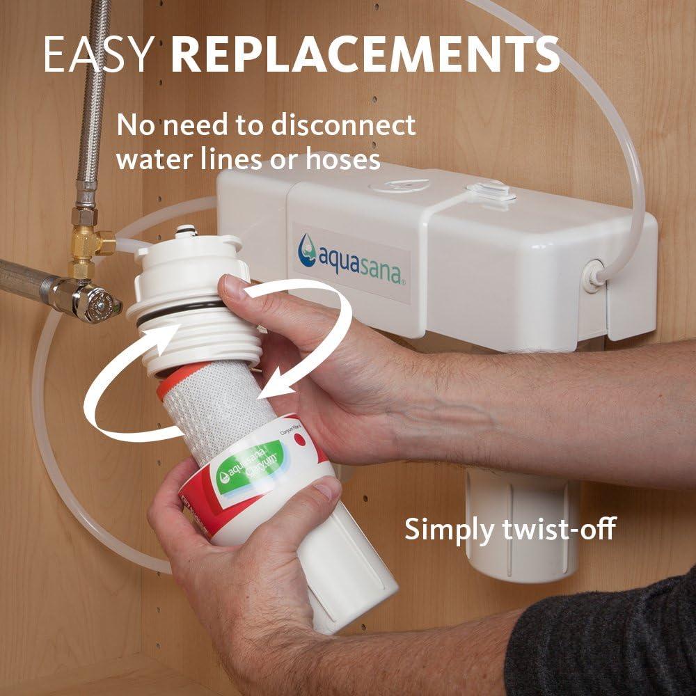 DILAND ZB-D00269 Water Filter For Aq-5300R 3-Stage Under Counter Replacement Filter Cartridges