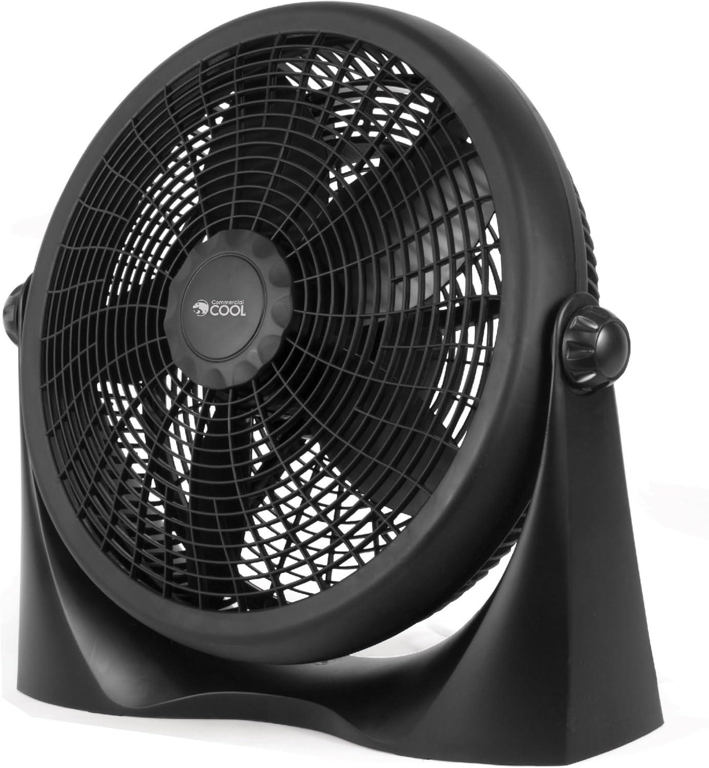 Commercial Cool Floor Fan For Home, Garage, Bedroom, Or Office, Cooling Fan For Floor With 3 Fan Settings, Quiet Floor Fan With Adjustable Tilt Angle And Sturdy Base