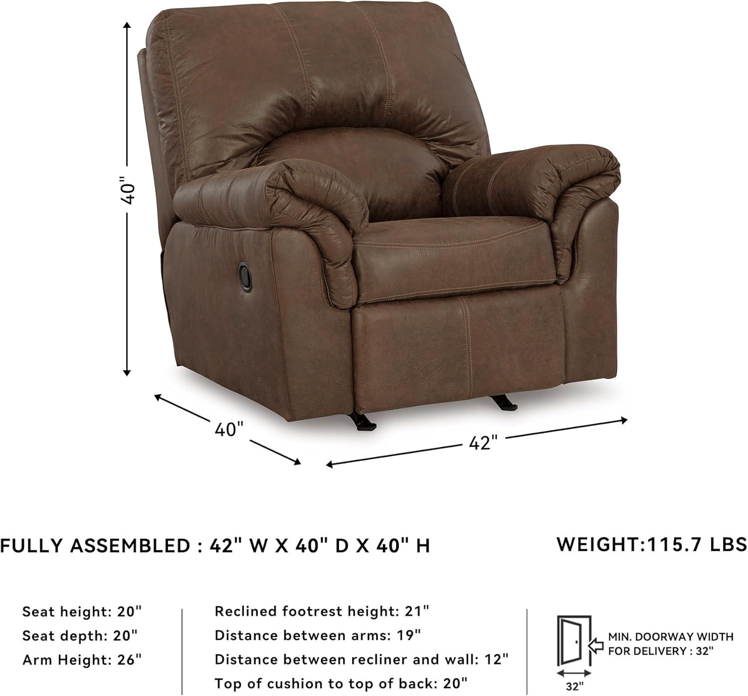 Antolin Faux Leather Recliner