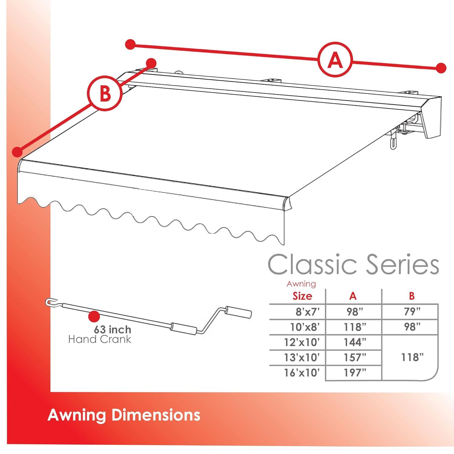 Classic Manual Retractable Patio Awning