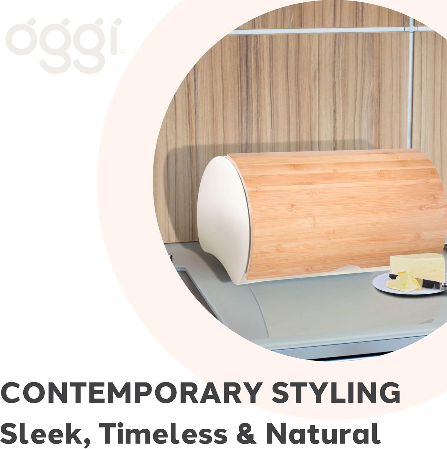 OGGI OGGI Neat Bread Box with Frosted Lid