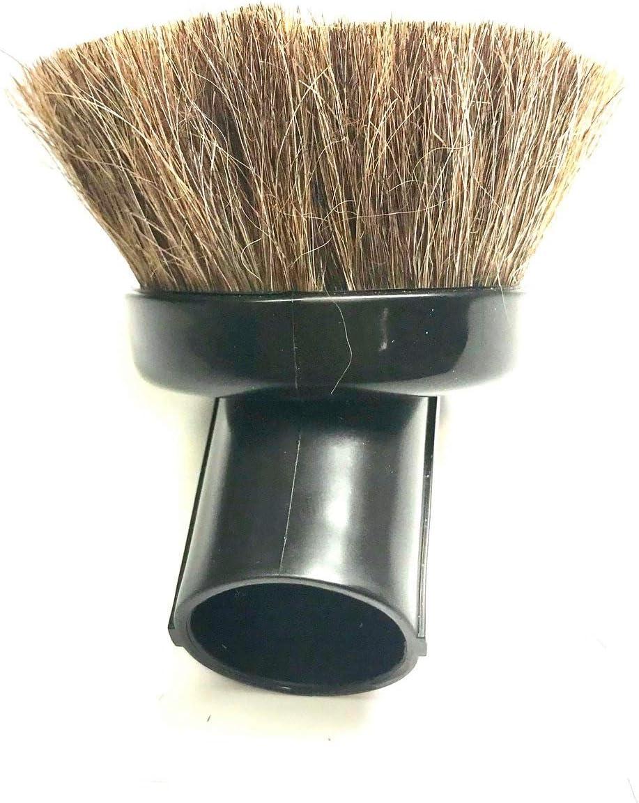 Soft Touch Fluffy Dust Brush Fits Residential and Vacuum Cleaners with 1 1/4 Inch Hose Compatible with Hoover, Eureka, Kirby, Shop Vac, Central Vac Systems, Oreck, Sanitaire, Vacuflow, Euroclean,
