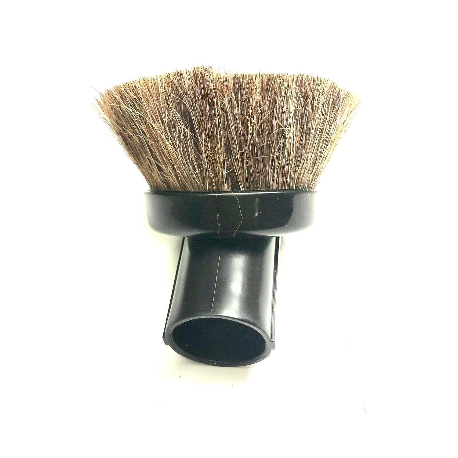 Soft Touch Fluffy Dust Brush Fits Residential and Vacuum Cleaners with 1 1/4 Inch Hose Compatible with Hoover, Eureka, Kirby, Shop Vac, Central Vac Systems, Oreck, Sanitaire, Vacuflow, Euroclean,