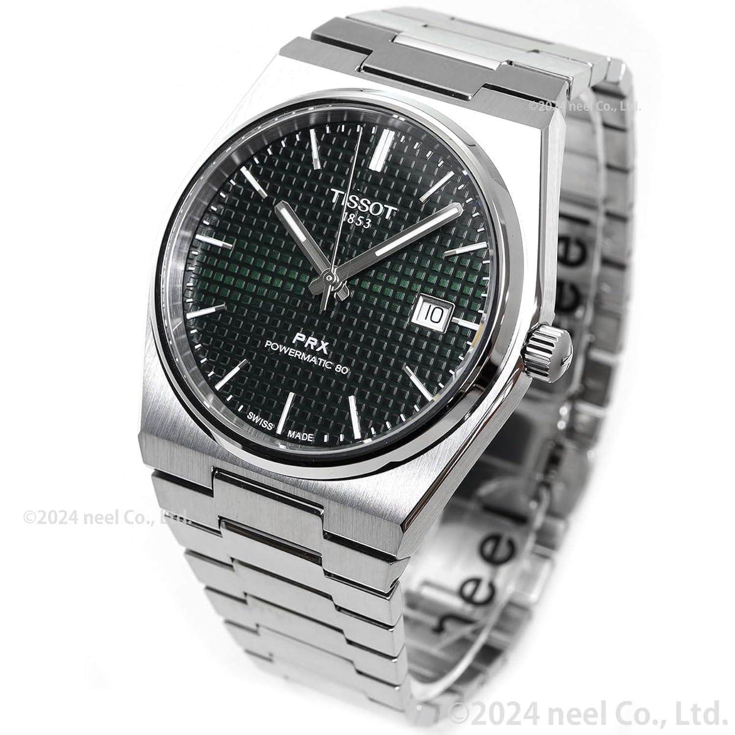 Tissot PRX Powermatic 80 Automatic Green Dial Men's Watch T137.407.11.091.00