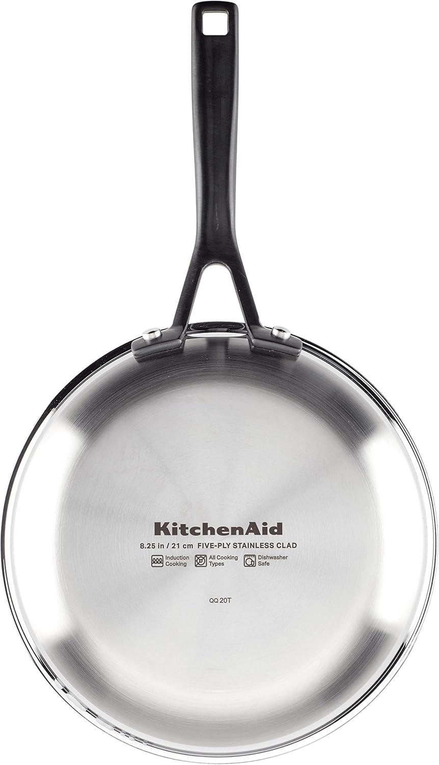 KitchenAid ® 10-Piece 5-Ply Clad Stainless Steel Cookware Set