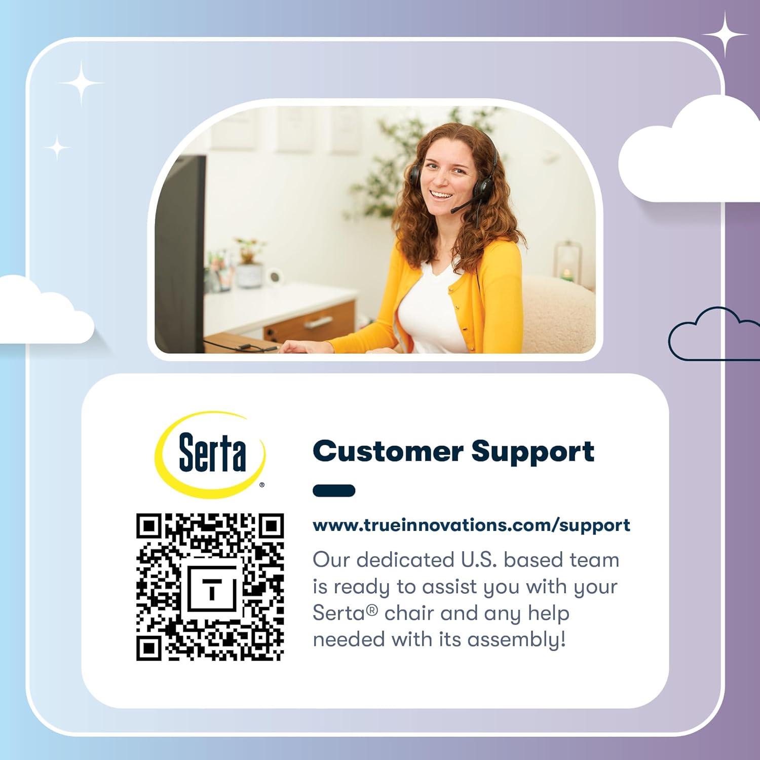 Serta Serta Jackson Big and Tall Executive Office Chair with AIR Technology and Smart Layers