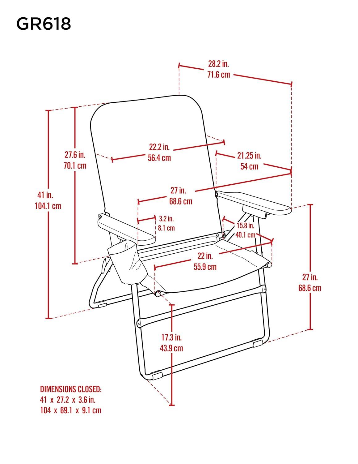 Arlmont & Co. Jovia Folding Camping Chair