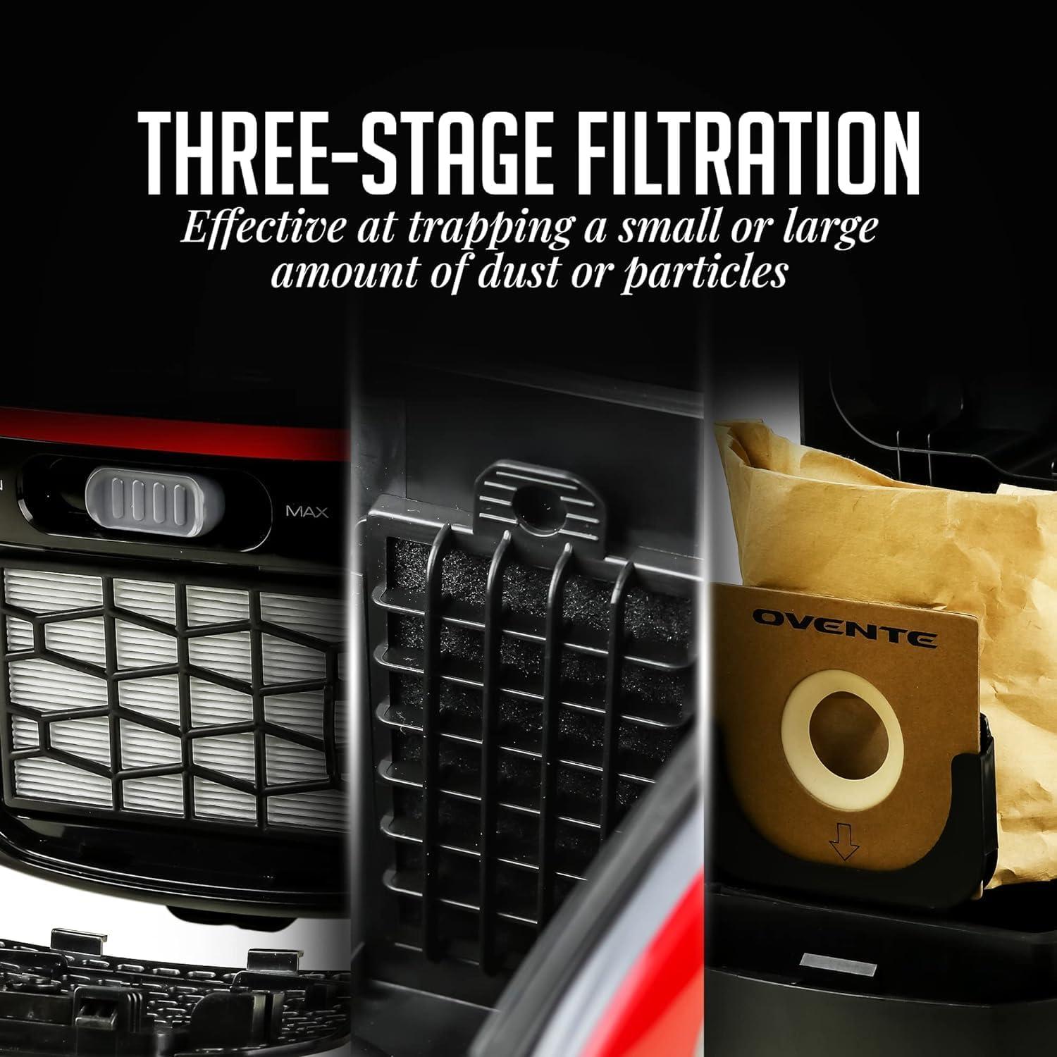 Ovente Canister Vacuum