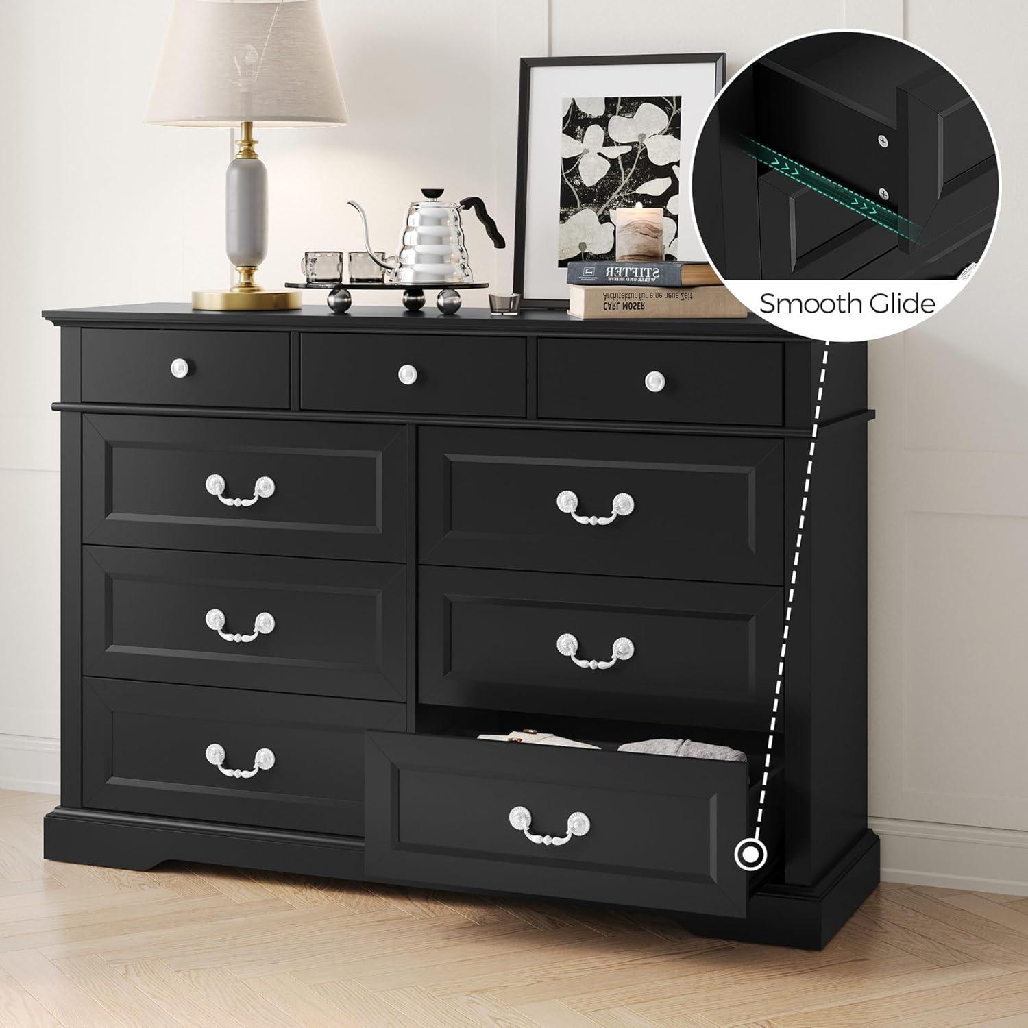 August Grove® Dugazon Wood Bedroom Dresser Farmhouse Drawer Chest
