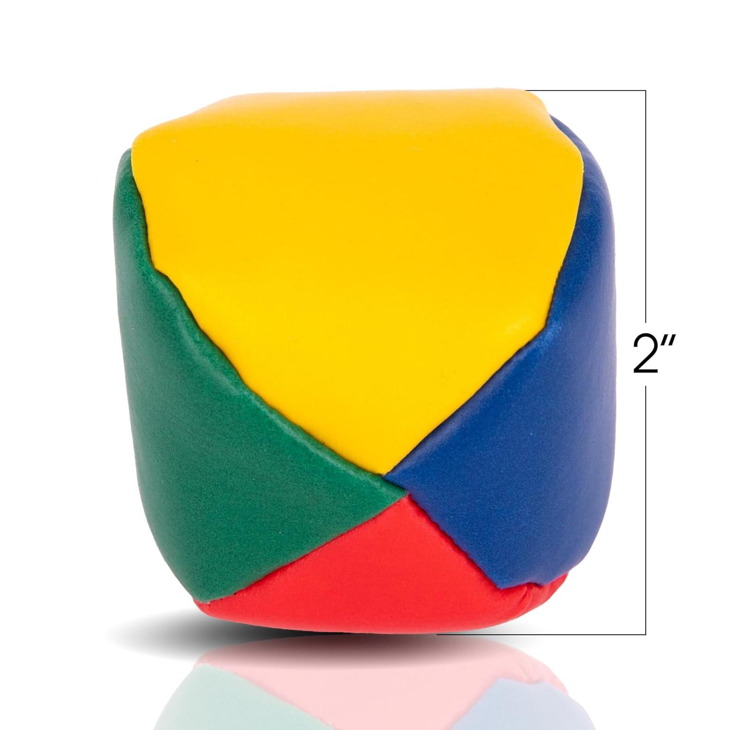 ArtCreativity Juggling Balls for Beginners and Professionals (Set of 3) Learning Toy, Juggling Balls Set, Learn to Juggle Balls, Easter Basket Stuffers, Best Gift for Kids and Adults