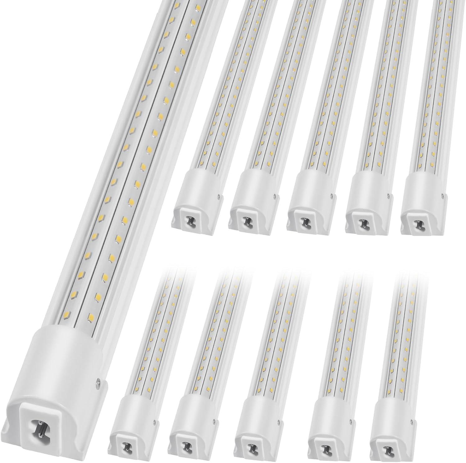 White 4-Foot LED Linkable Shop Light Pack