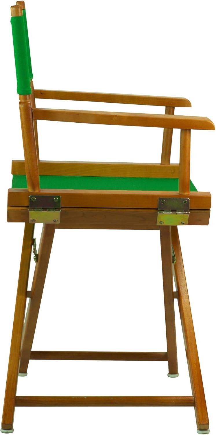 "18" Director's Chair Honey Oak Frame-Green Canvas"