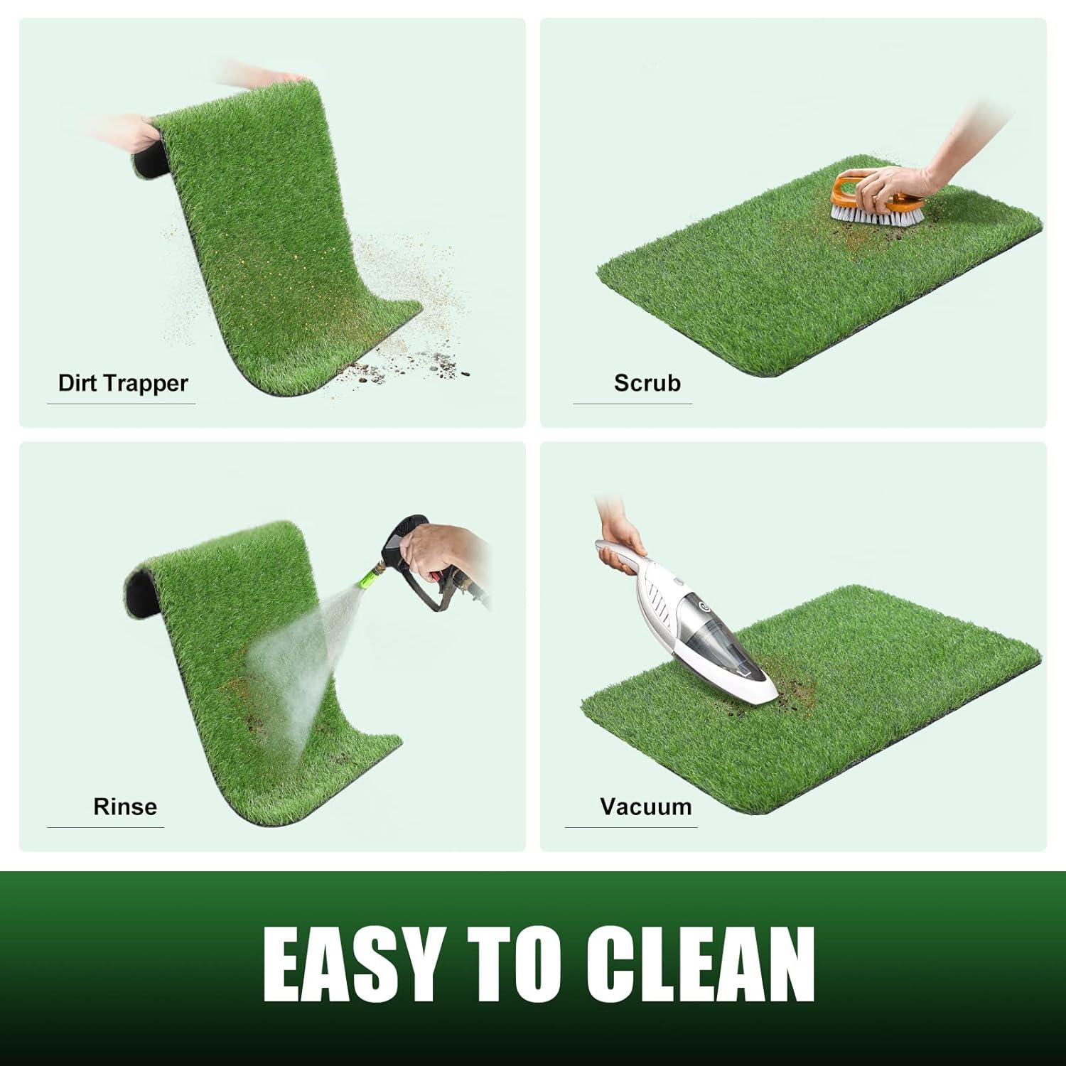 SHACOS Artificial Grass Turf Rugs and Rolls