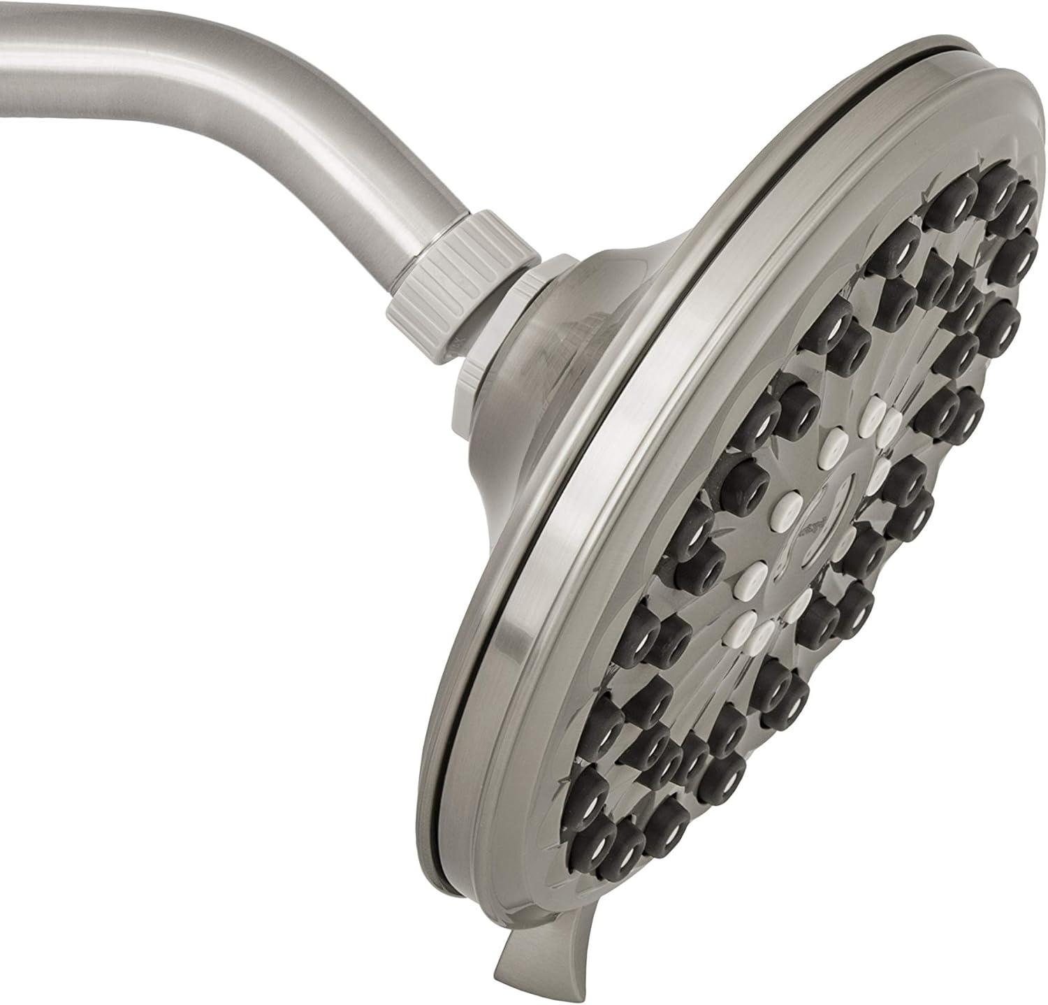 Waterpik 6-Spray Showerhead with PowerPulse in Brushed Nickel