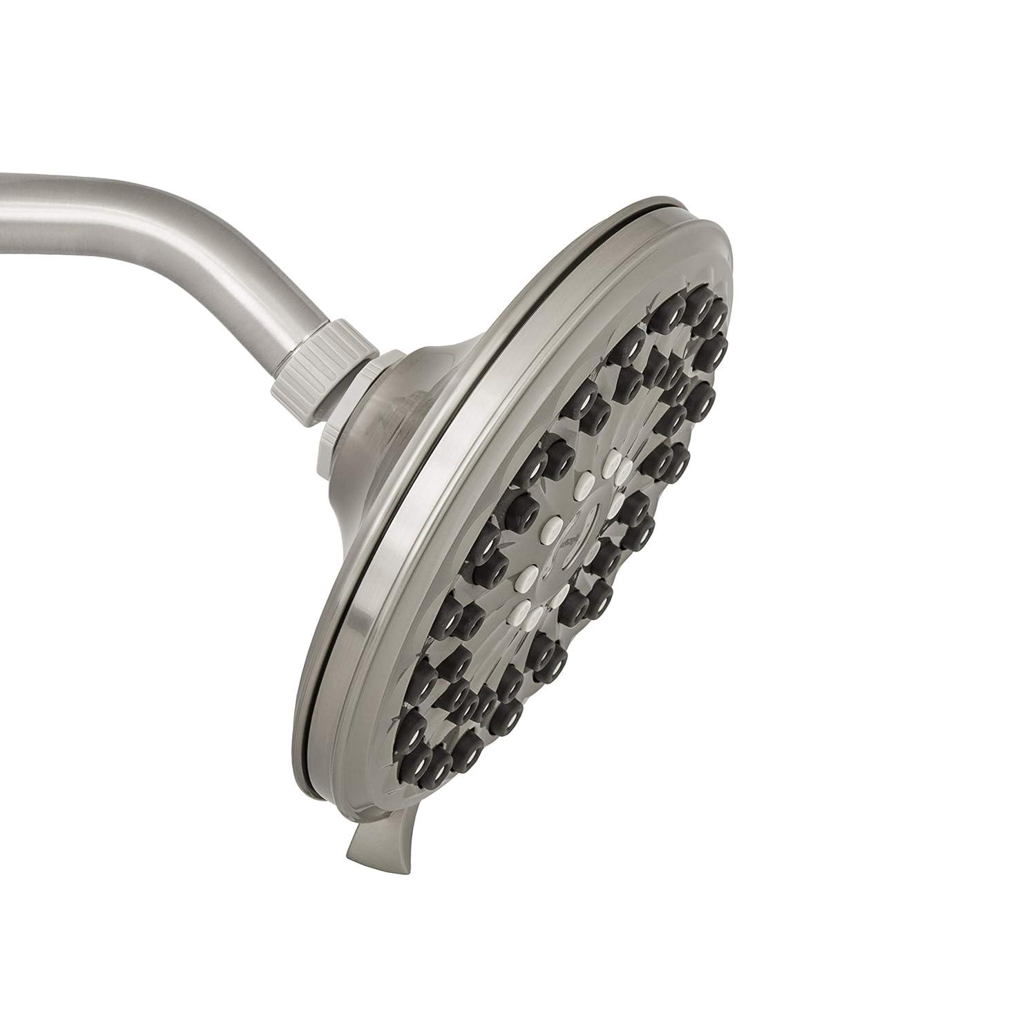 Waterpik 6-Spray Showerhead with PowerPulse in Brushed Nickel