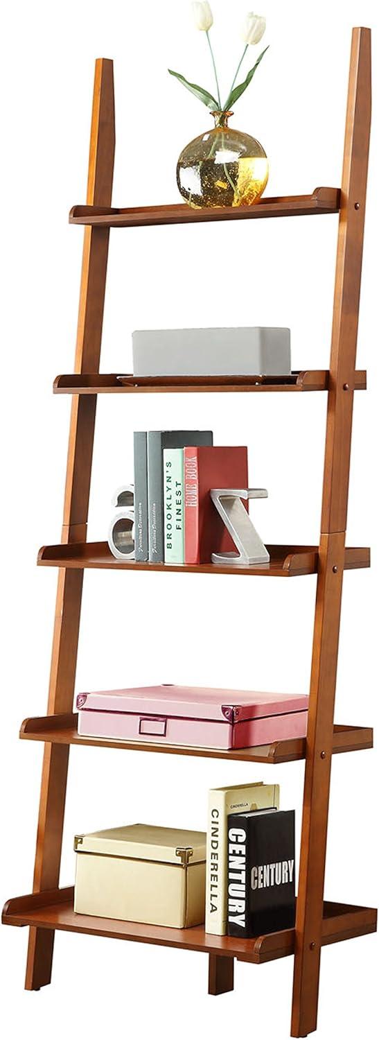 Convenience Concepts American Heritage Bookshelf Ladder, Cherry