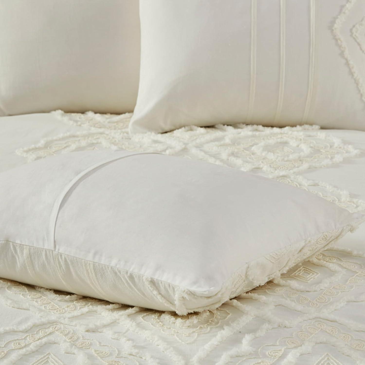 Margot Boho Style Embroidered 100% Cotton Comforter Set